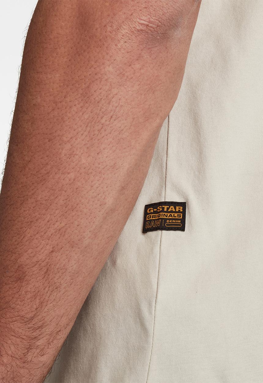 G-STAR - Lash r t short sleeve compact jersey o - milk
