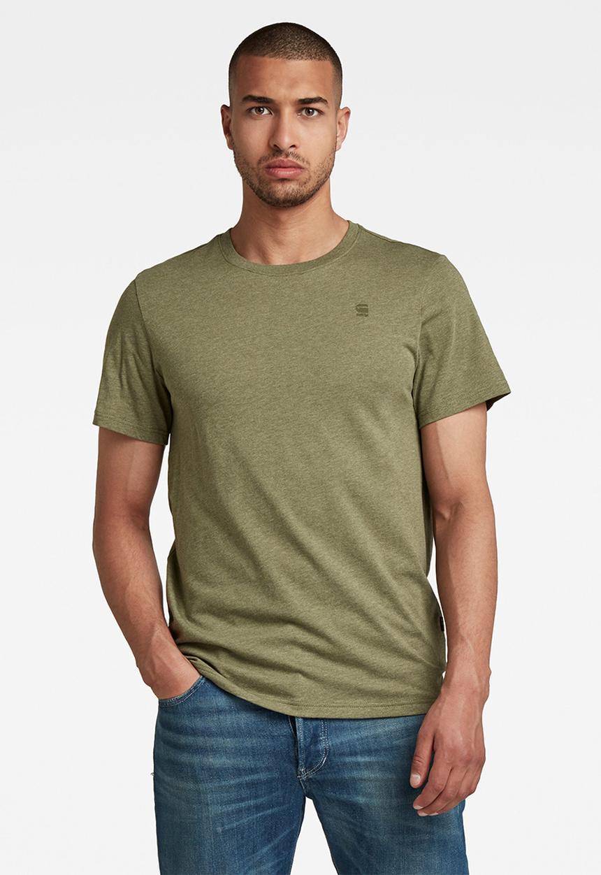 G-STAR - Base-s r t short sleeve compact jersey o - olive