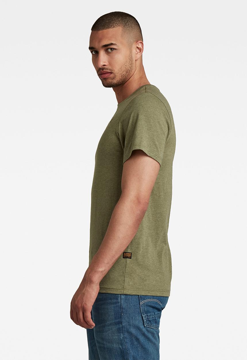 G-STAR - Base-s r t short sleeve compact jersey o - olive