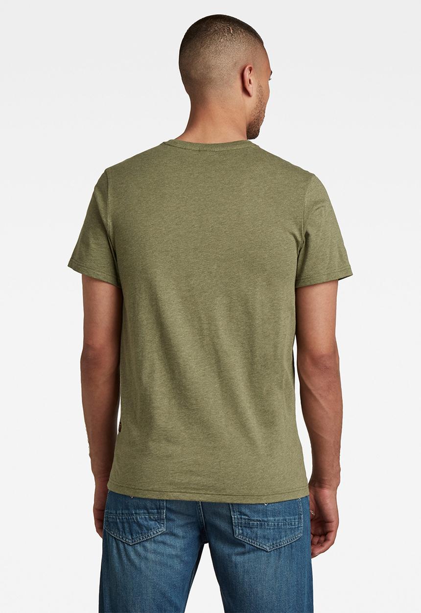 G-STAR - Base-s r t short sleeve compact jersey o - olive