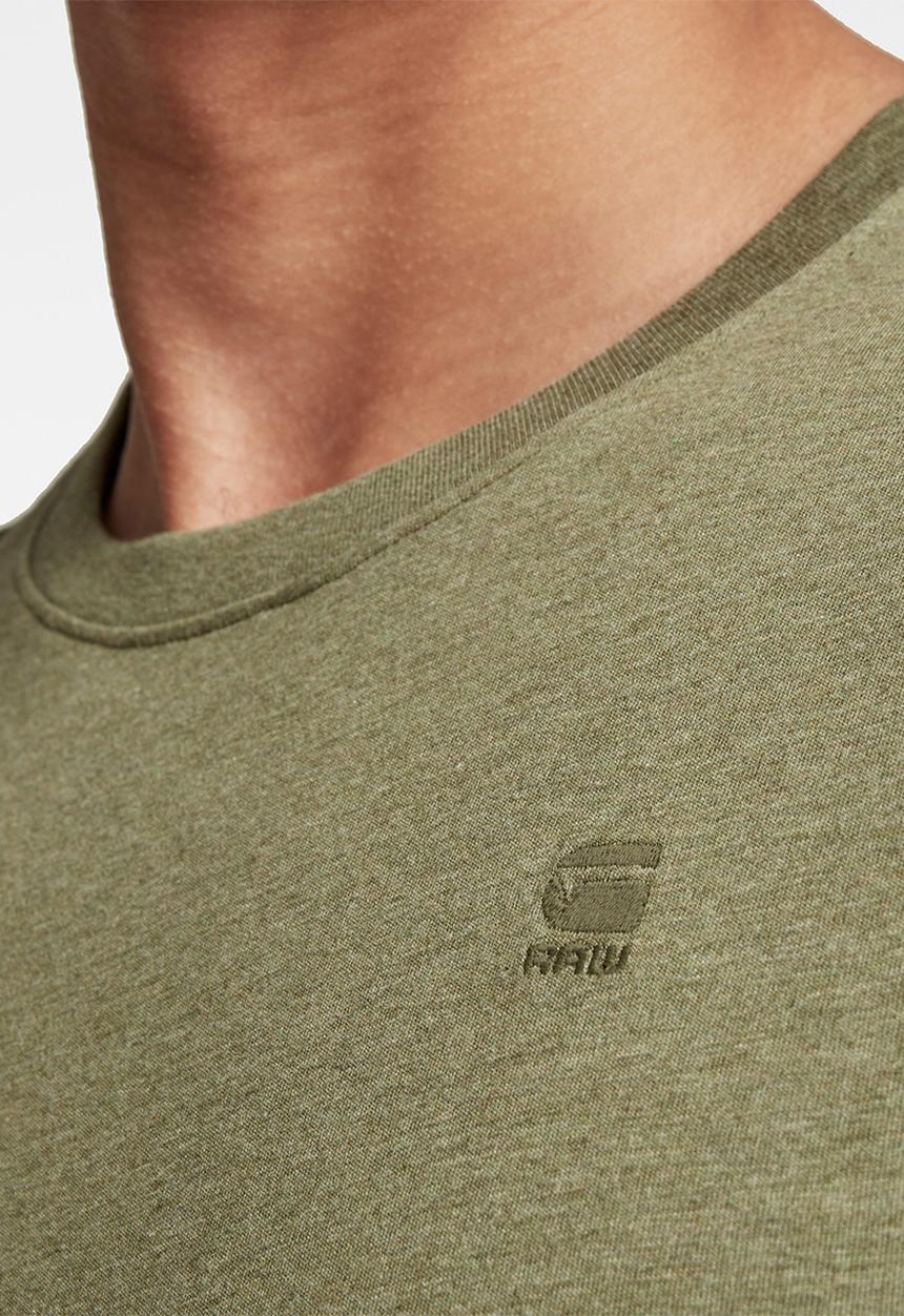 G-STAR - Base-s r t short sleeve compact jersey o - olive