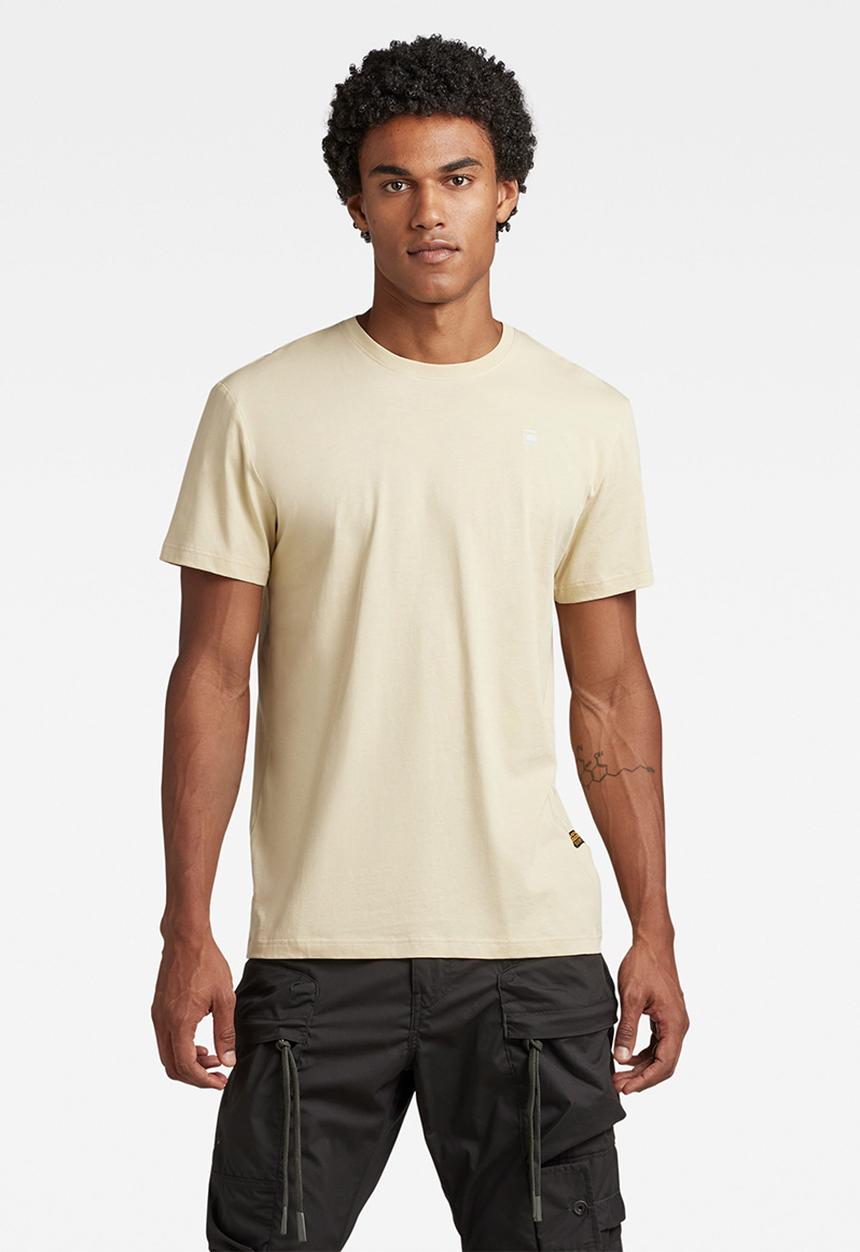 G-STAR - Base-s r t short sleeve compact jersey o - light-yellow