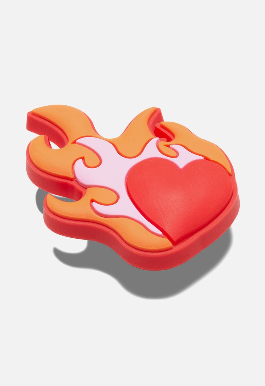 Crocs - Heart on fire loose - red