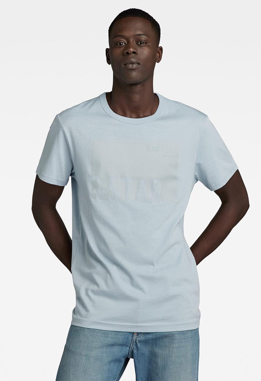 G-STAR - Graphic 8 r t short sleeve youn jersey - mid-blue