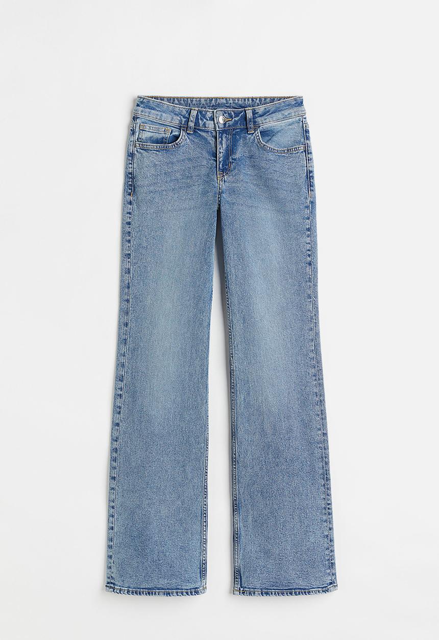 H&M - Flare low jeans - light denim blue