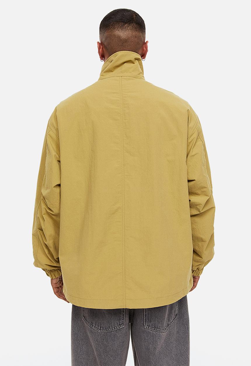H&M - Relaxed fit water-repellent popover jacket - yellow