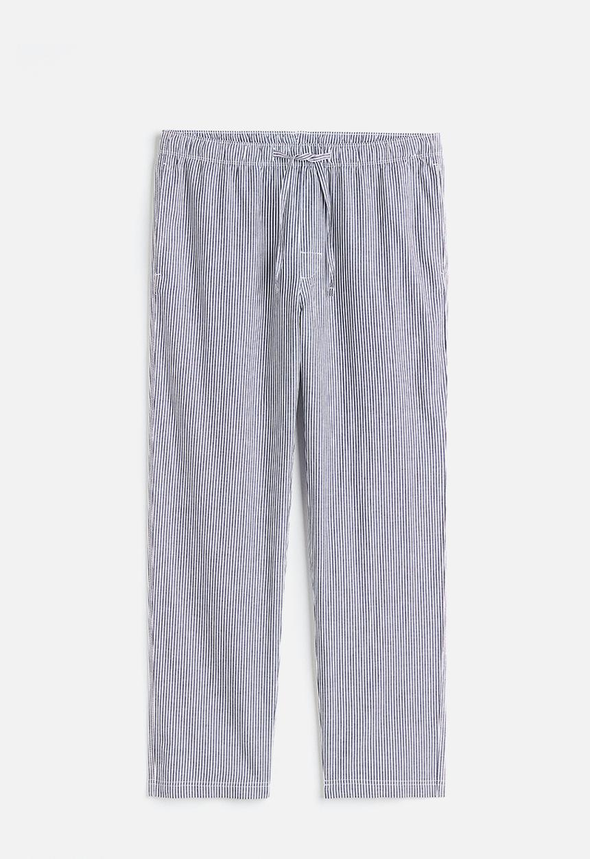 H&M - Regular fit pyjama bottoms - blue narrow striped