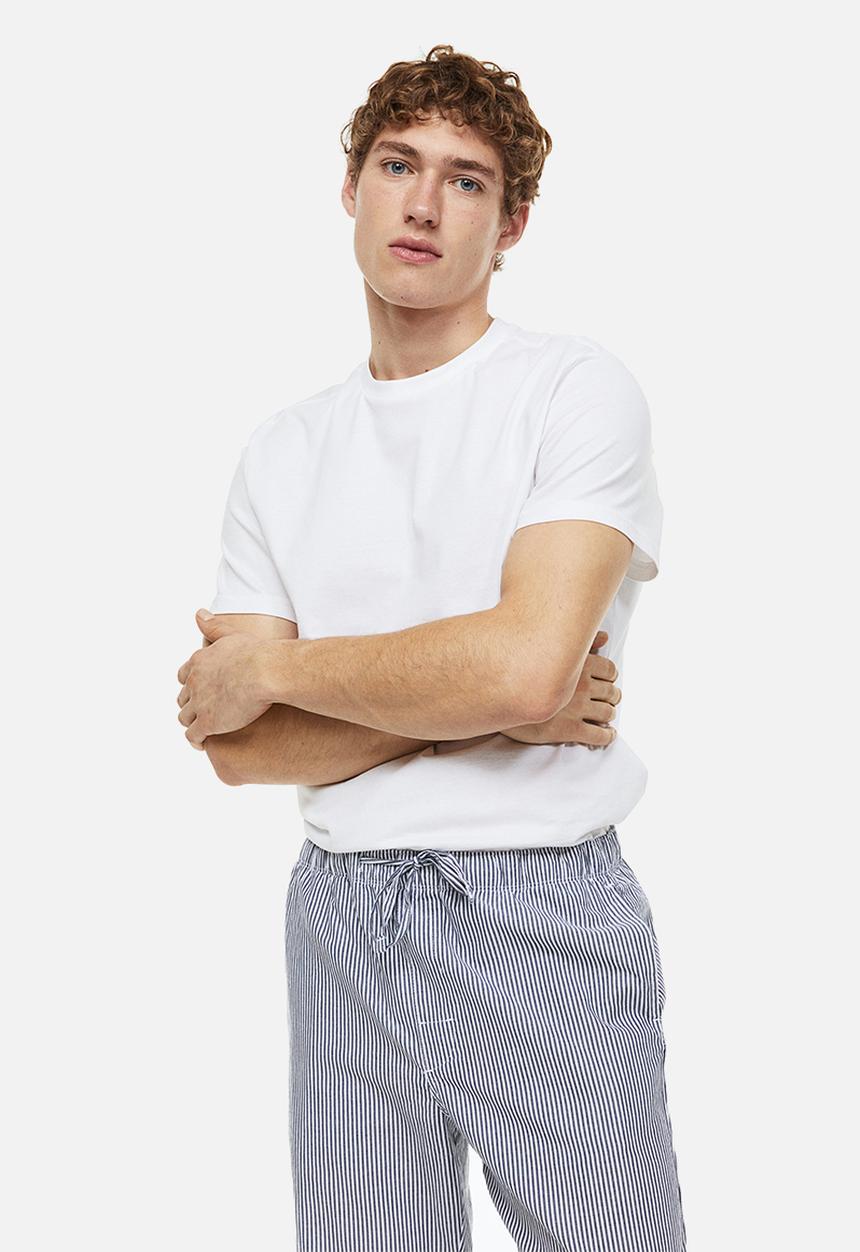 H&M - Regular fit pyjama bottoms - blue narrow striped