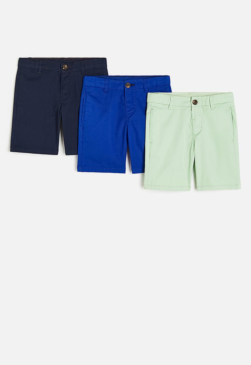 H&M - 3-pack chino shorts - multi 