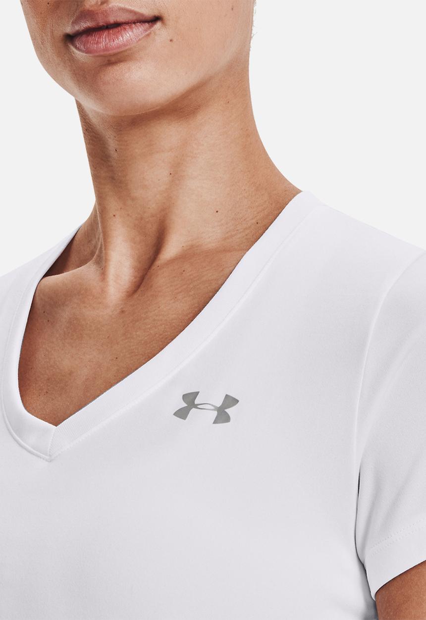 Under Armour - Tech ssv solid - white & metallic silver