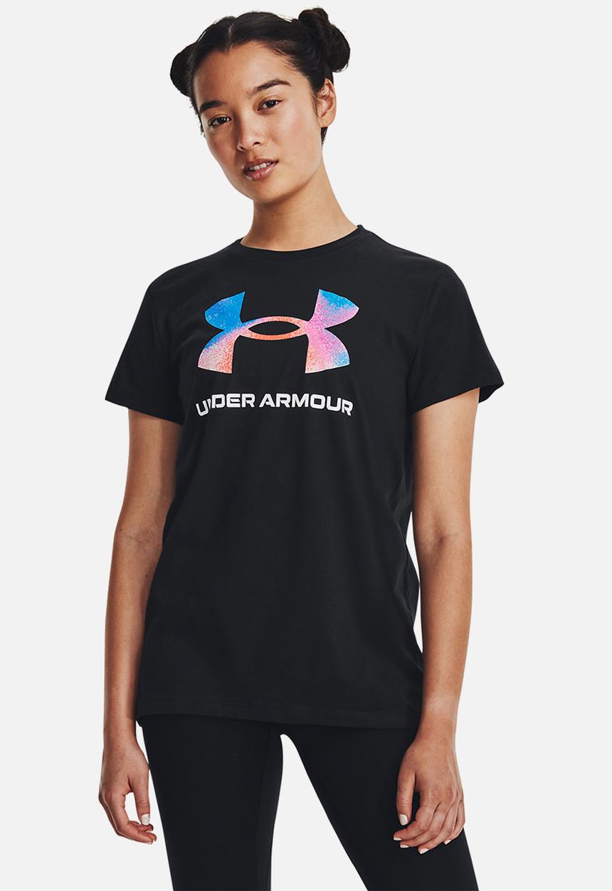 Under Armour - Ua sportstyle logo short sleeve - black & white