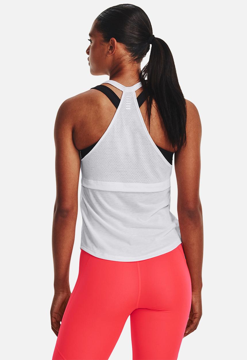 Under Armour - Ua streaker tank - white reflective