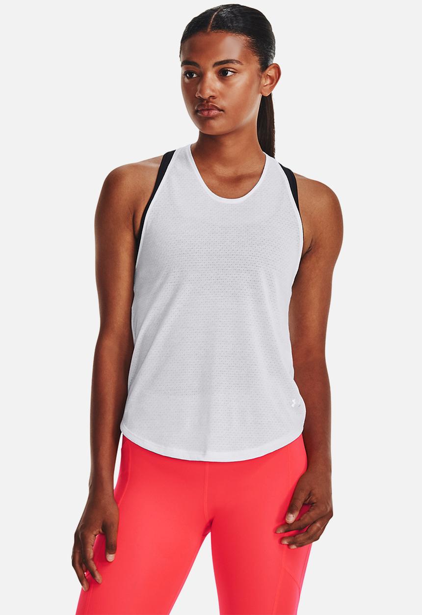 Under Armour - Ua streaker tank - white reflective