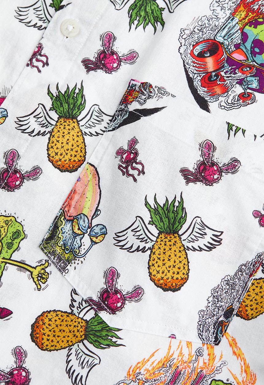 H&M - Short-sleeved shirt - white spongebob squarepants