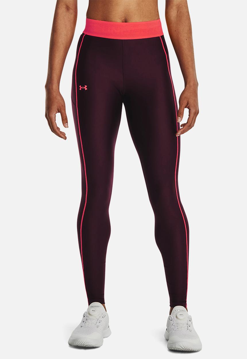 Under Armour - Armour branded wb leg - dark maroon 