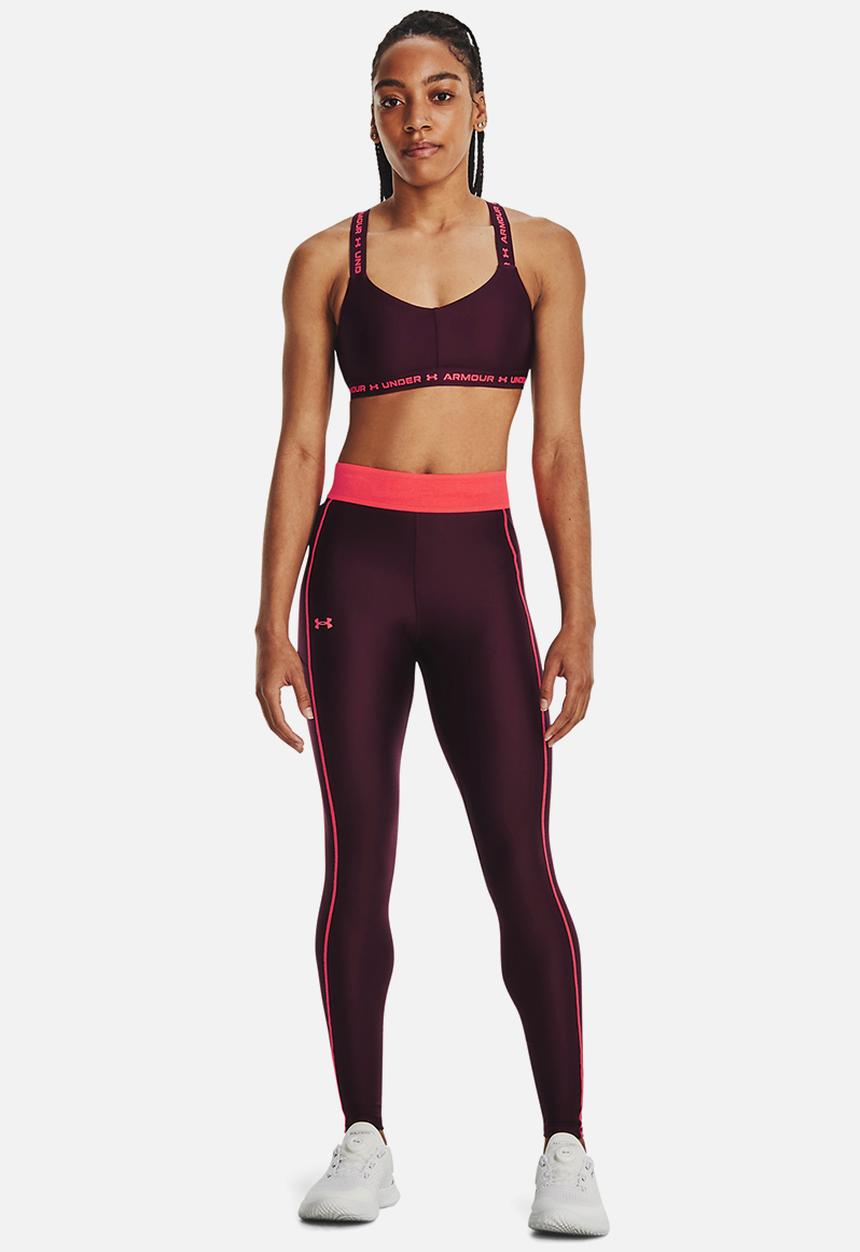 Under Armour - Armour branded wb leg - dark maroon 