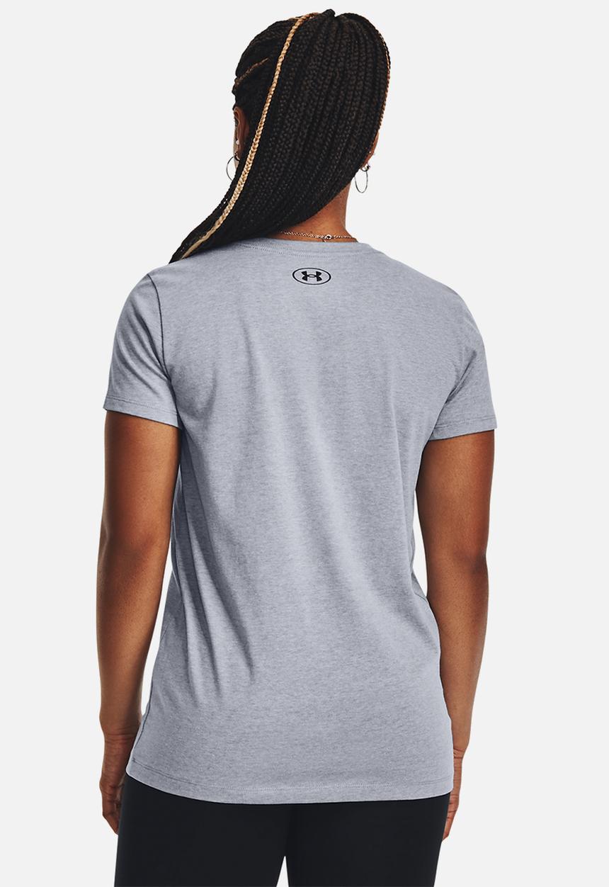 Under Armour - Ua sportstyle lc short sleeve - steel light heather & black