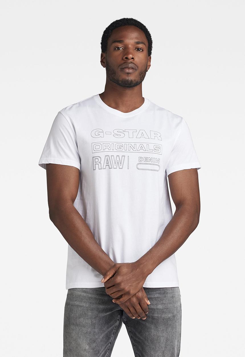 G-STAR - Originals r t - compact jersey - white