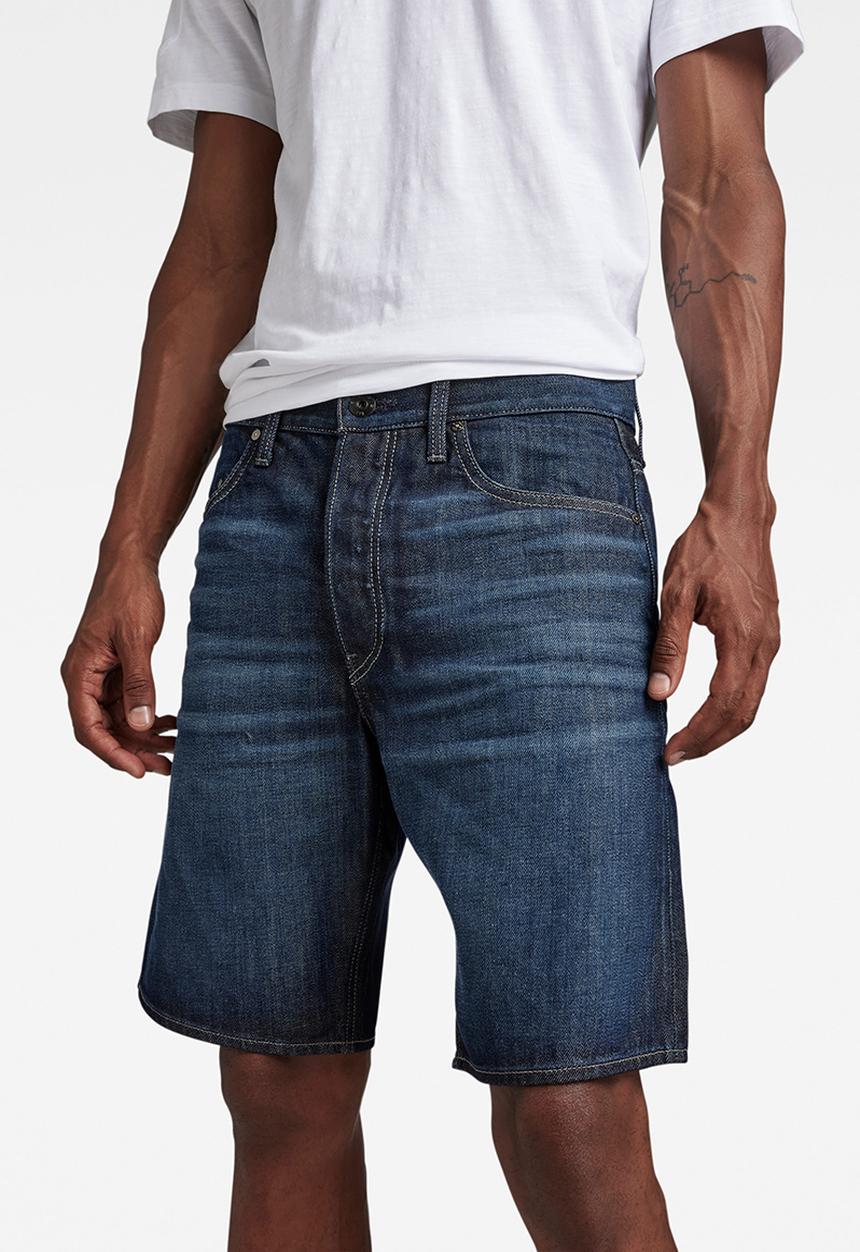 G-STAR - Triple a short - kir denim 2.0 - mid-blue