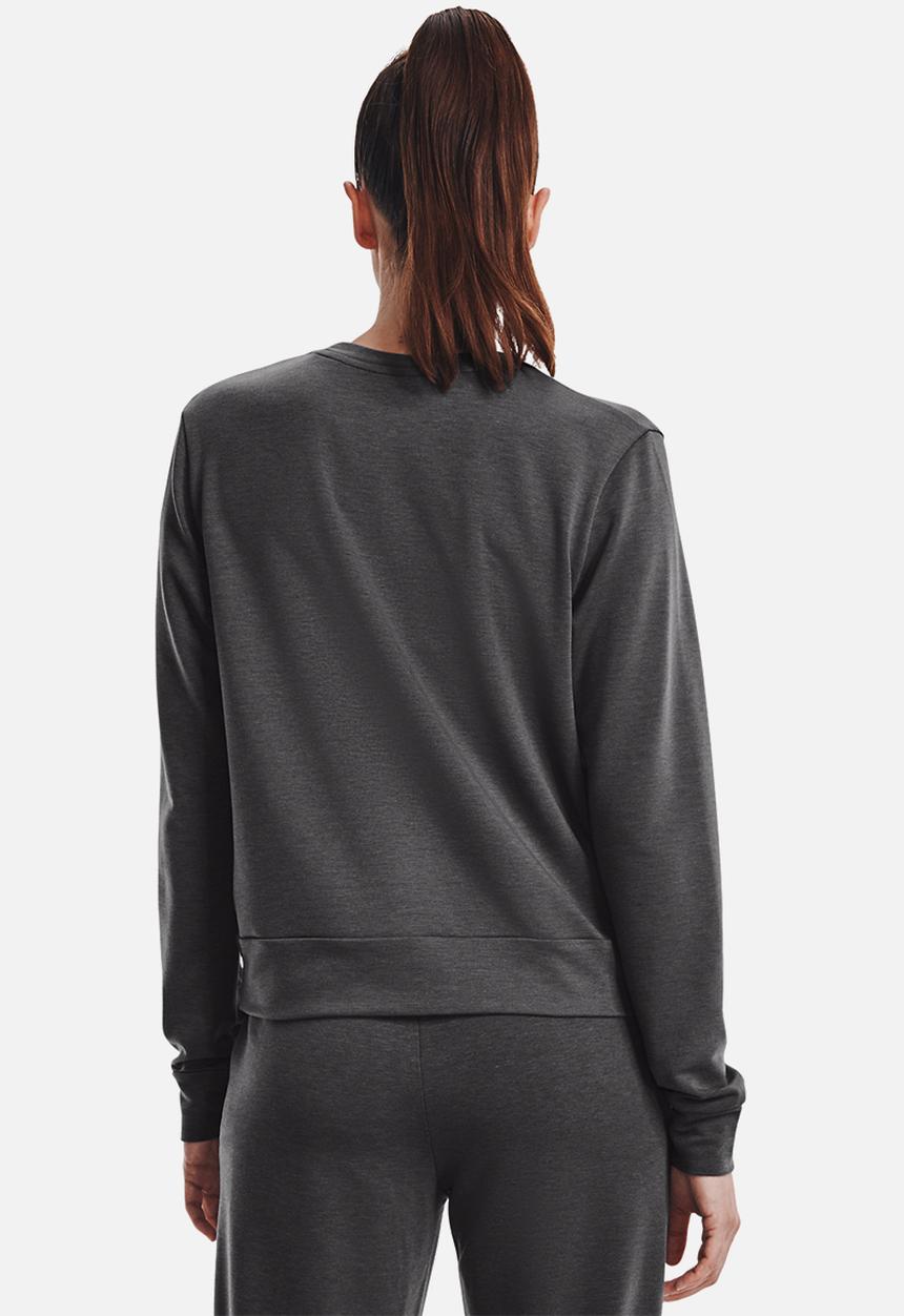 Under Armour - Rival terry crew - jet grey & black