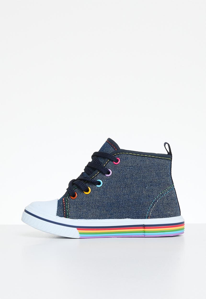 Pierre Cardin - Rainbow sneaker boot - denim blue