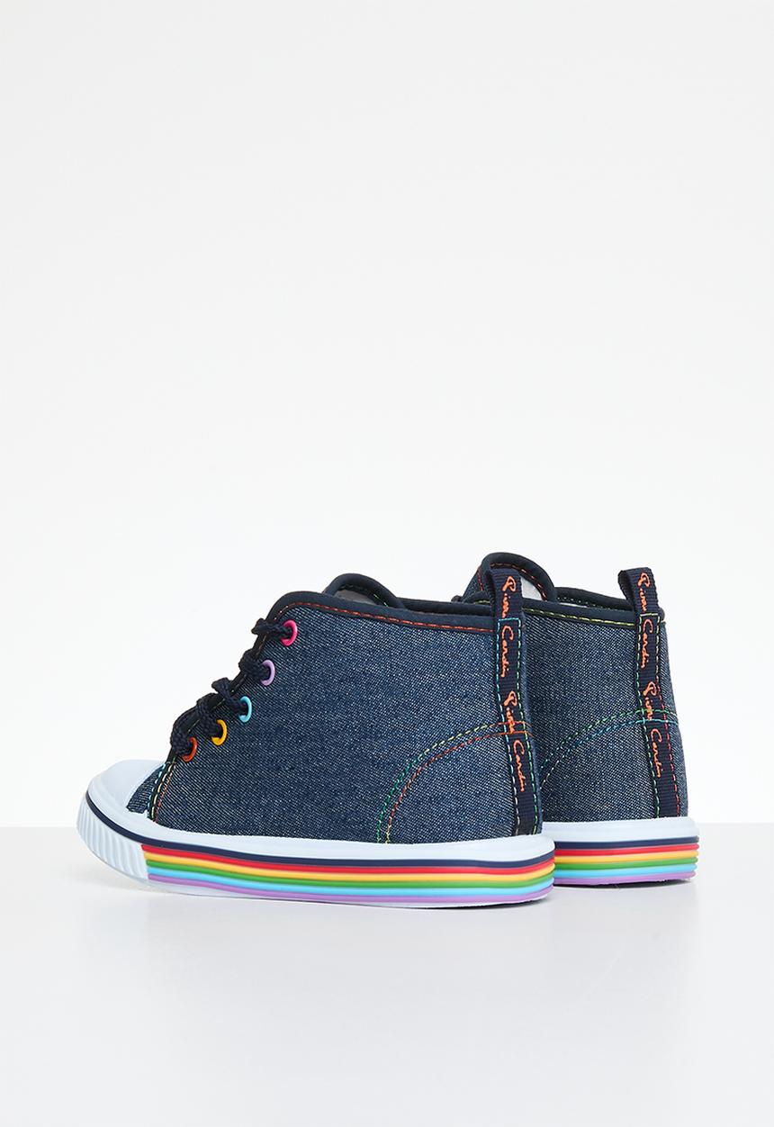 Pierre Cardin - Rainbow sneaker boot - denim blue