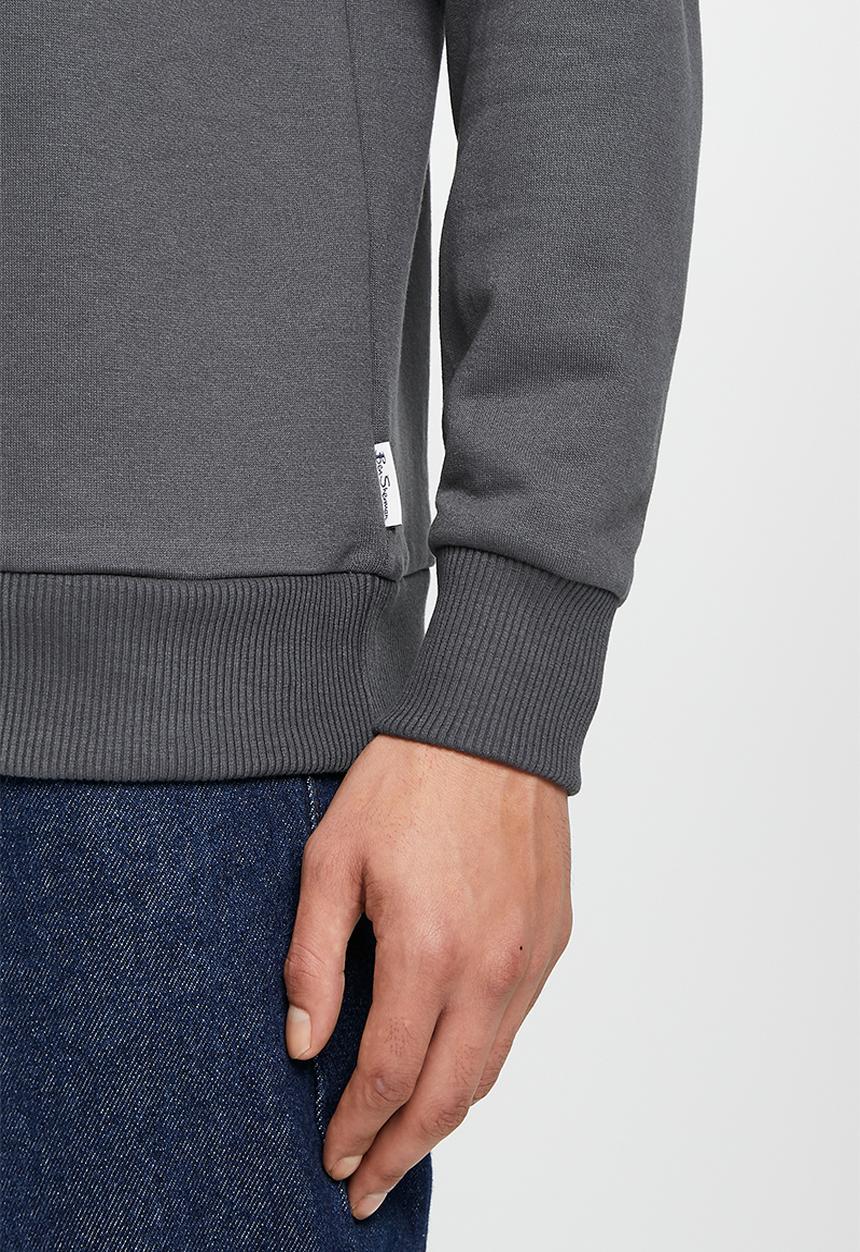 Ben Sherman - Outdoor badges crew sweater - charcoal 