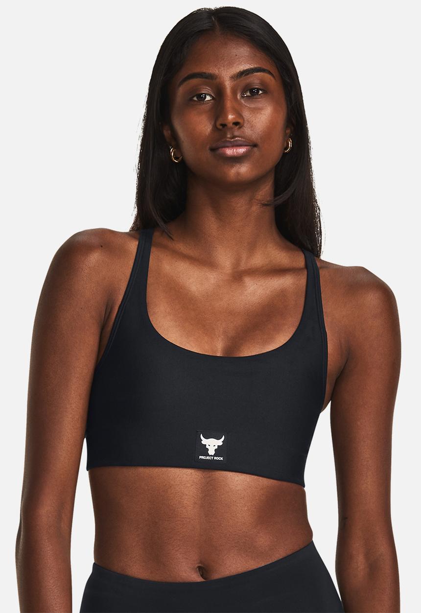 Under Armour - Pjt rck all train cross back bra - black & white clay