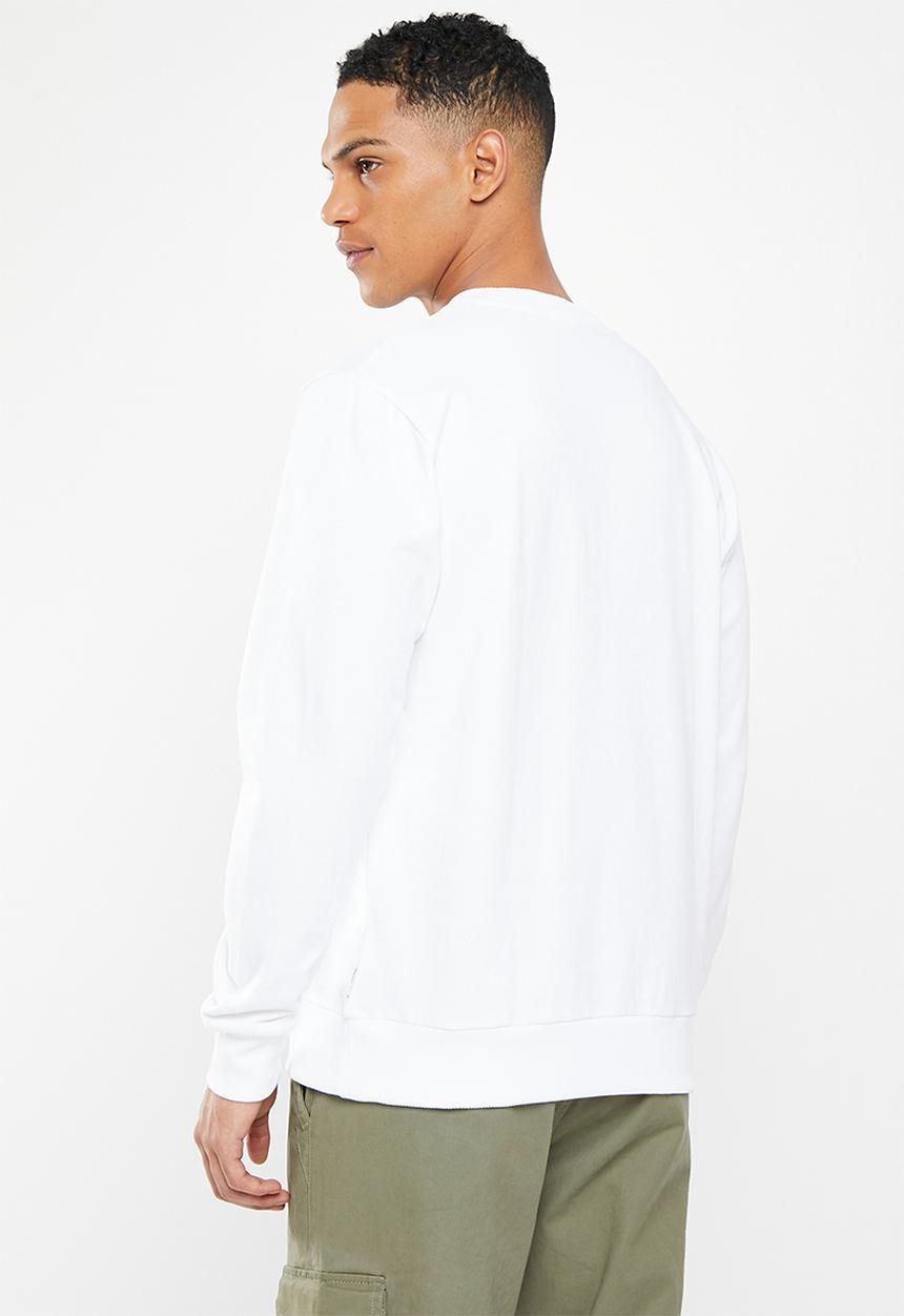 Ben Sherman - Outdoor badges crew sweater - white 