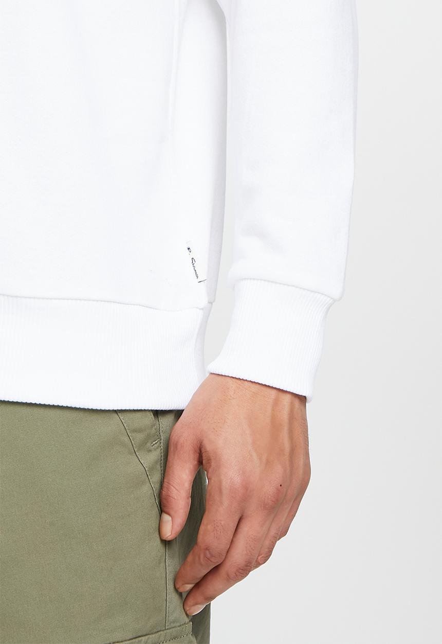 Ben Sherman - Outdoor badges crew sweater - white 