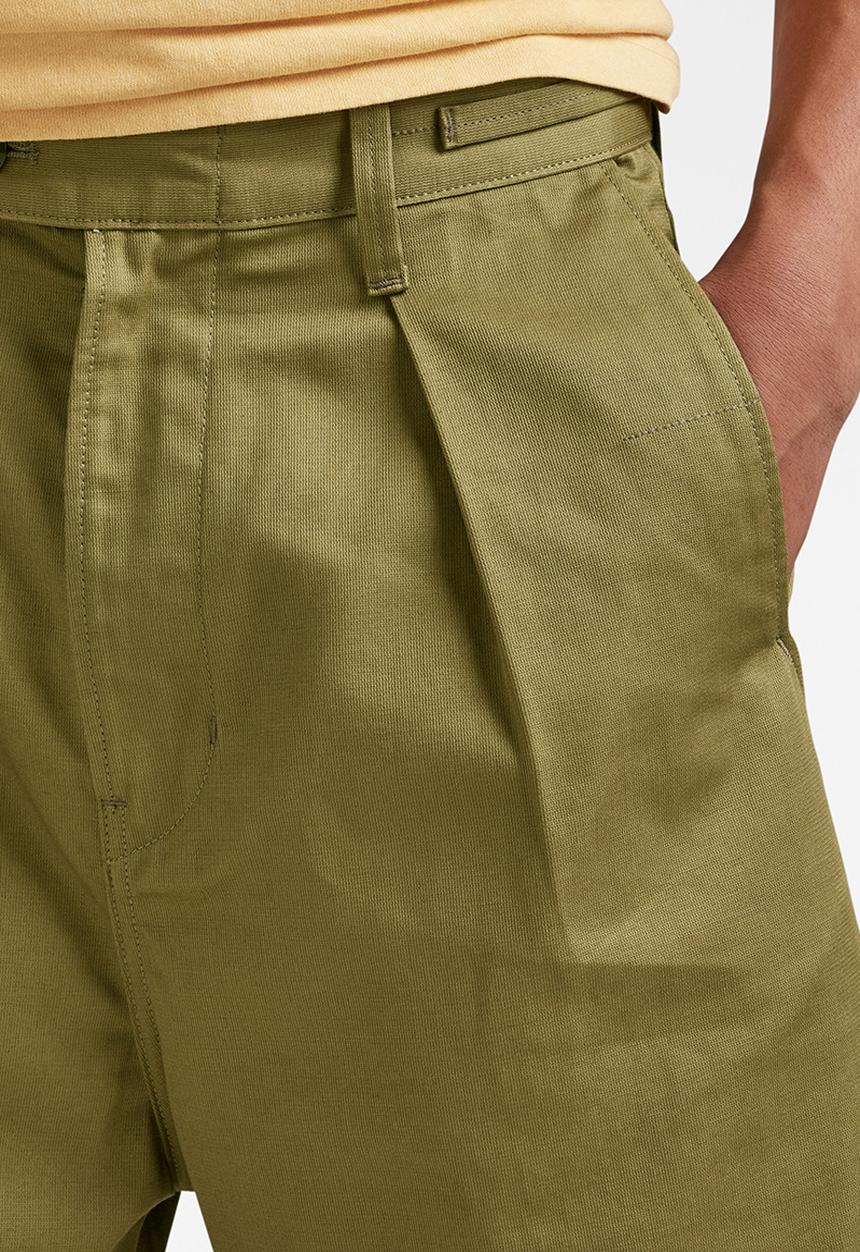 G-STAR - Worker chino short - draper dobby - olive