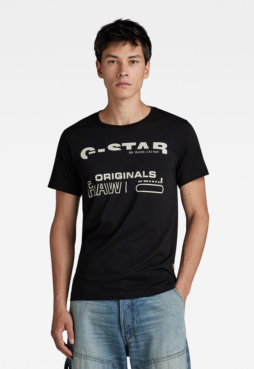 G-STAR - Originals r t - compact jersey o - black
