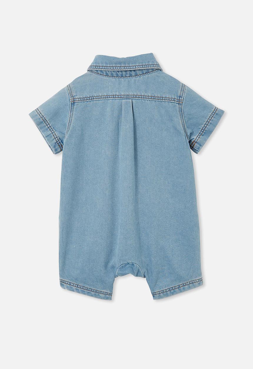 Cotton On - Nancy denim playsuit - byron mid blue