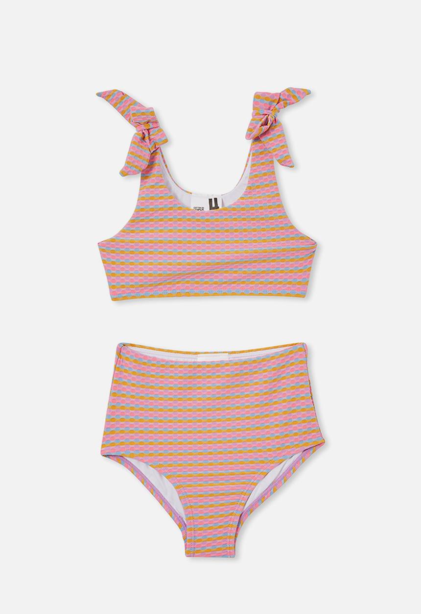 Cotton On - Millie bikini - bubblegum pop/stripe