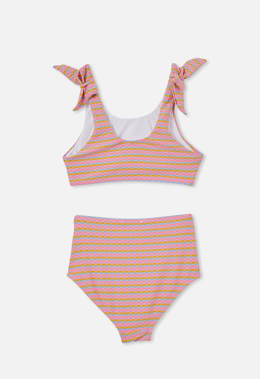 Cotton On - Millie bikini - bubblegum pop/stripe