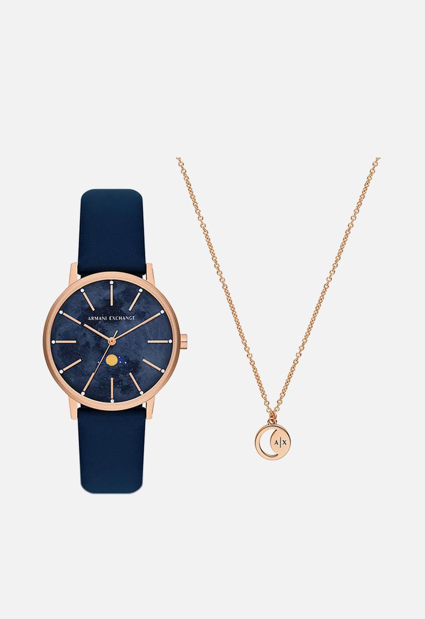 Armani Exchange - Lola - rose gold & blue 