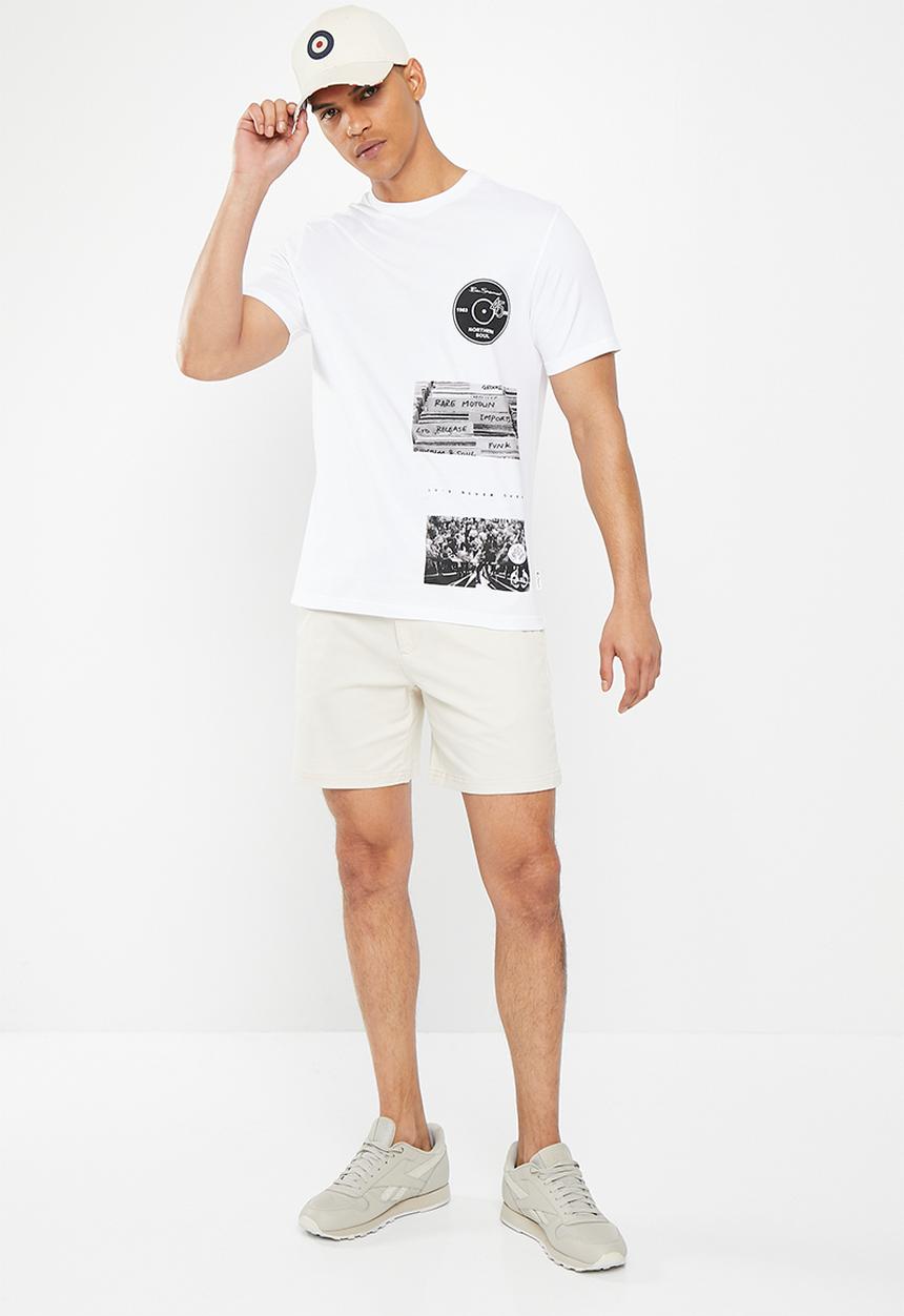 Ben Sherman - Northern soul tee-shirt - white