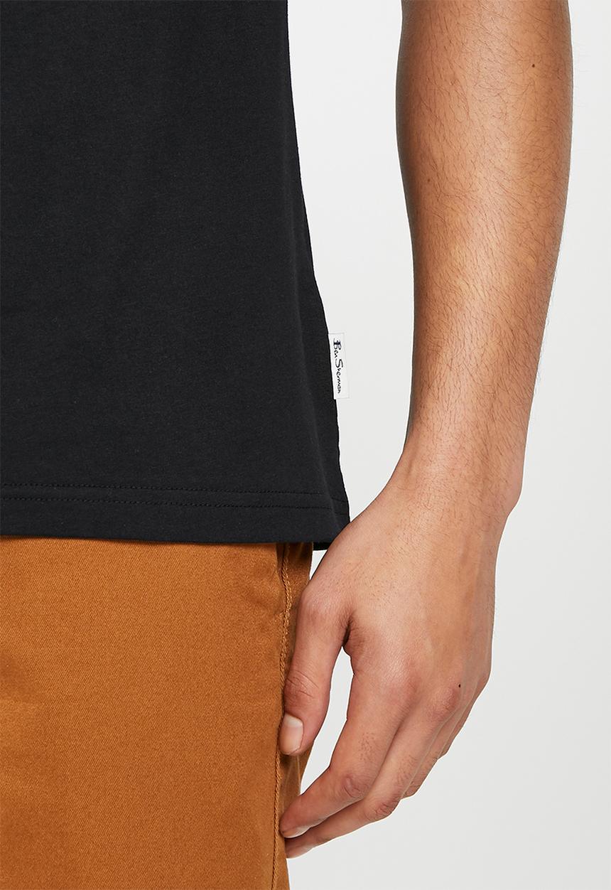 Ben Sherman - Playing card tee-shirt - black