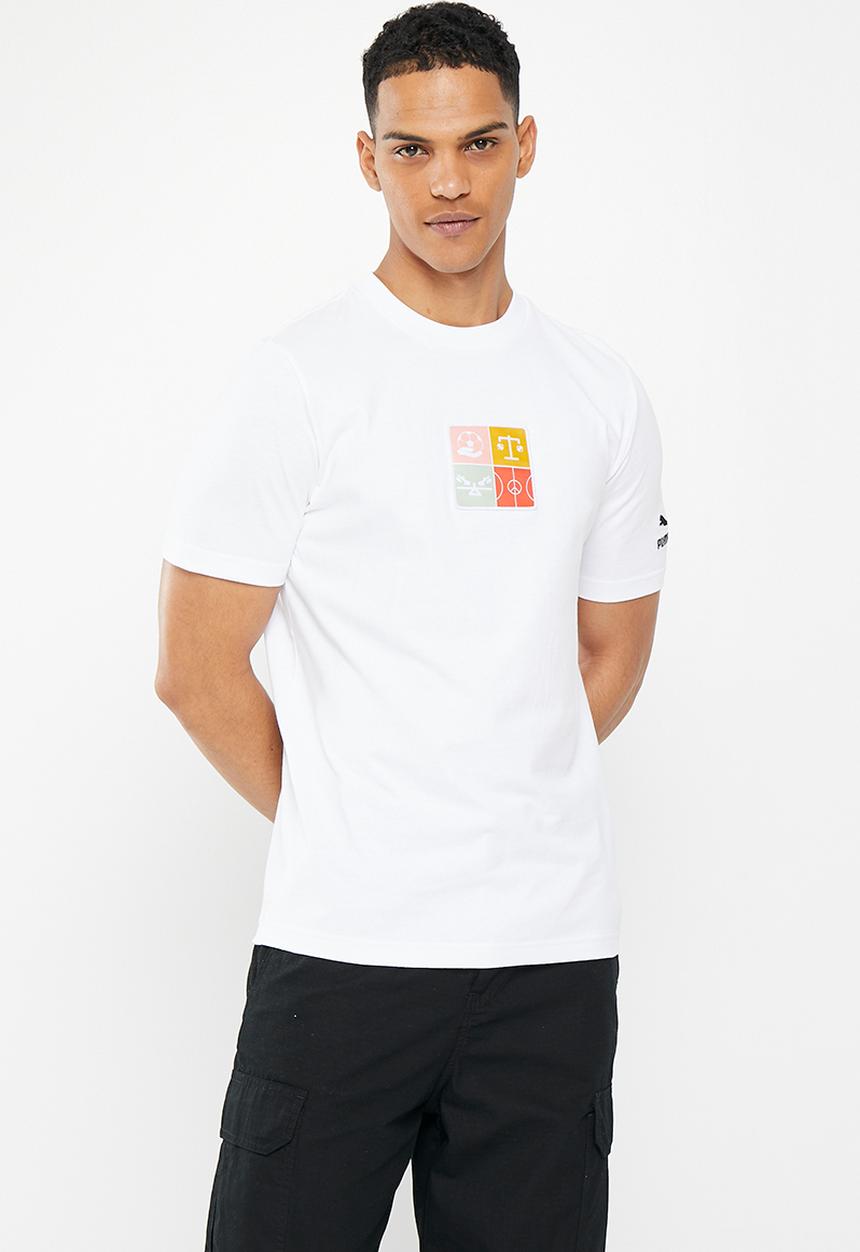 PUMA - Classics graphic tee - white