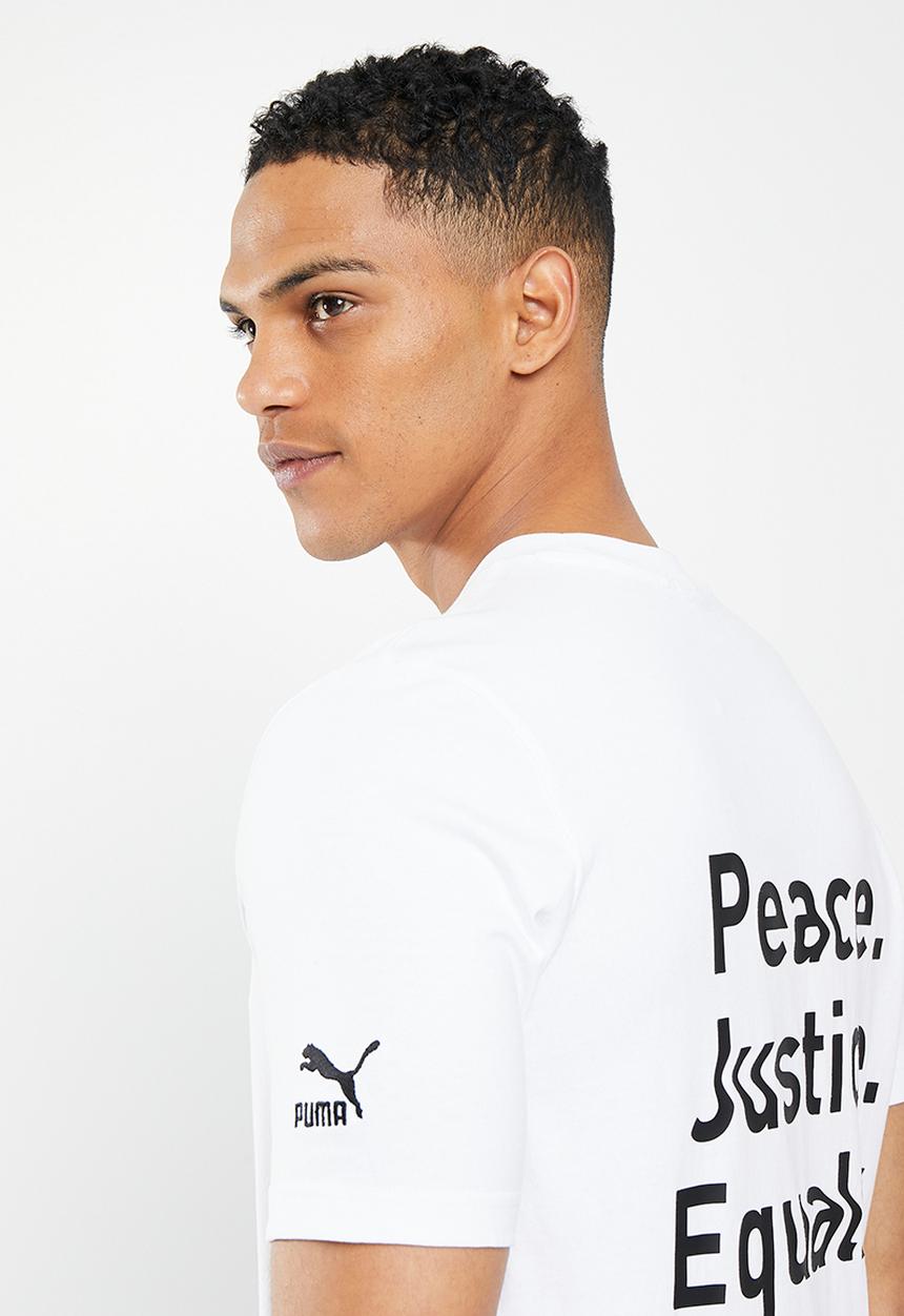PUMA - Classics graphic tee - white