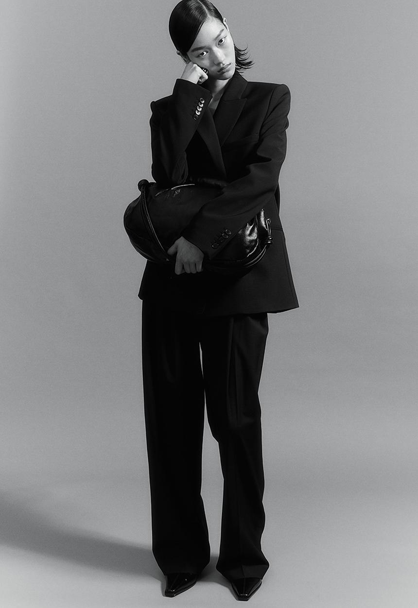 H&M - H&M Studio: Wool-blend blazer - midnight black 