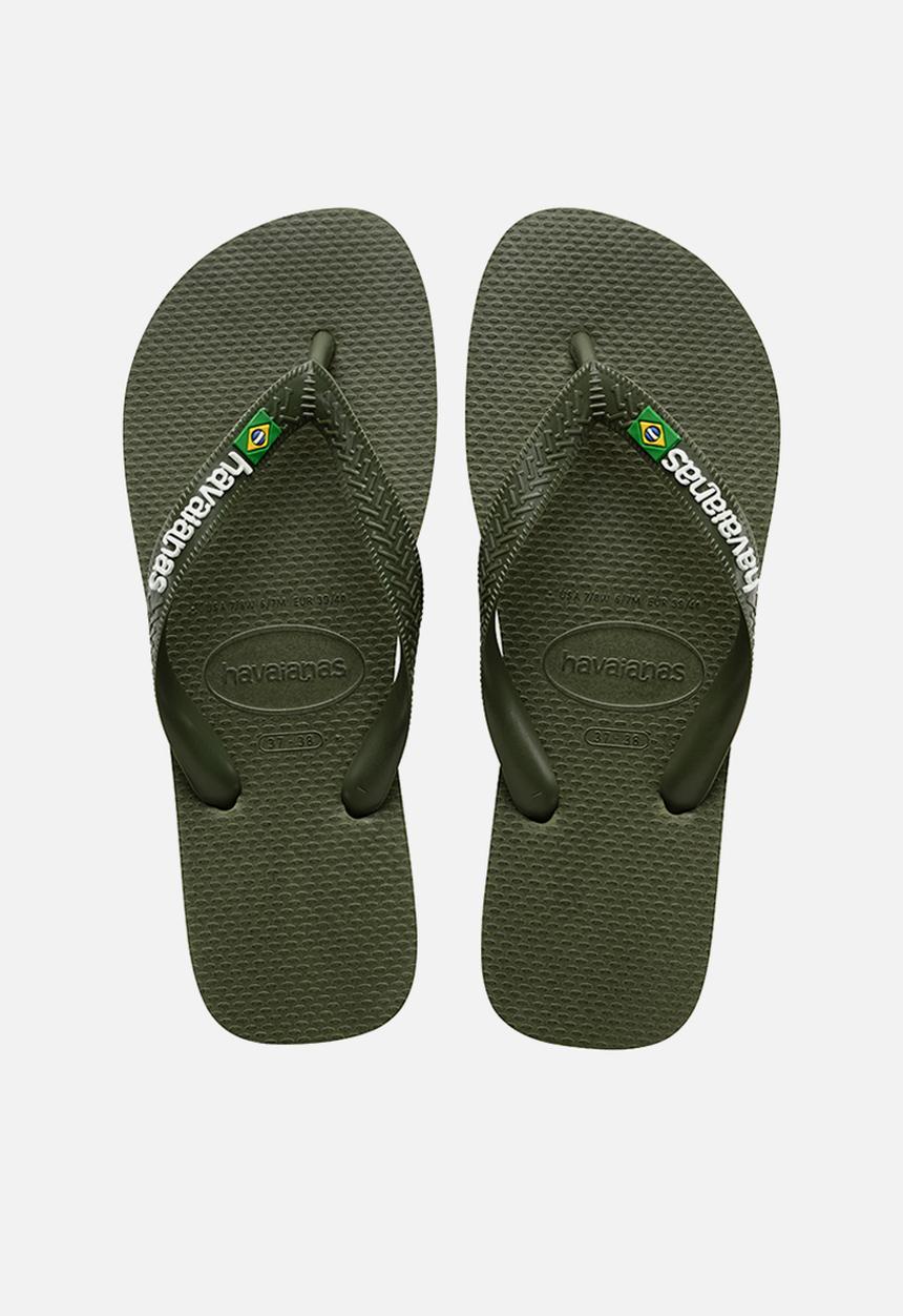 Havaianas - Brazil logo - moss / moss