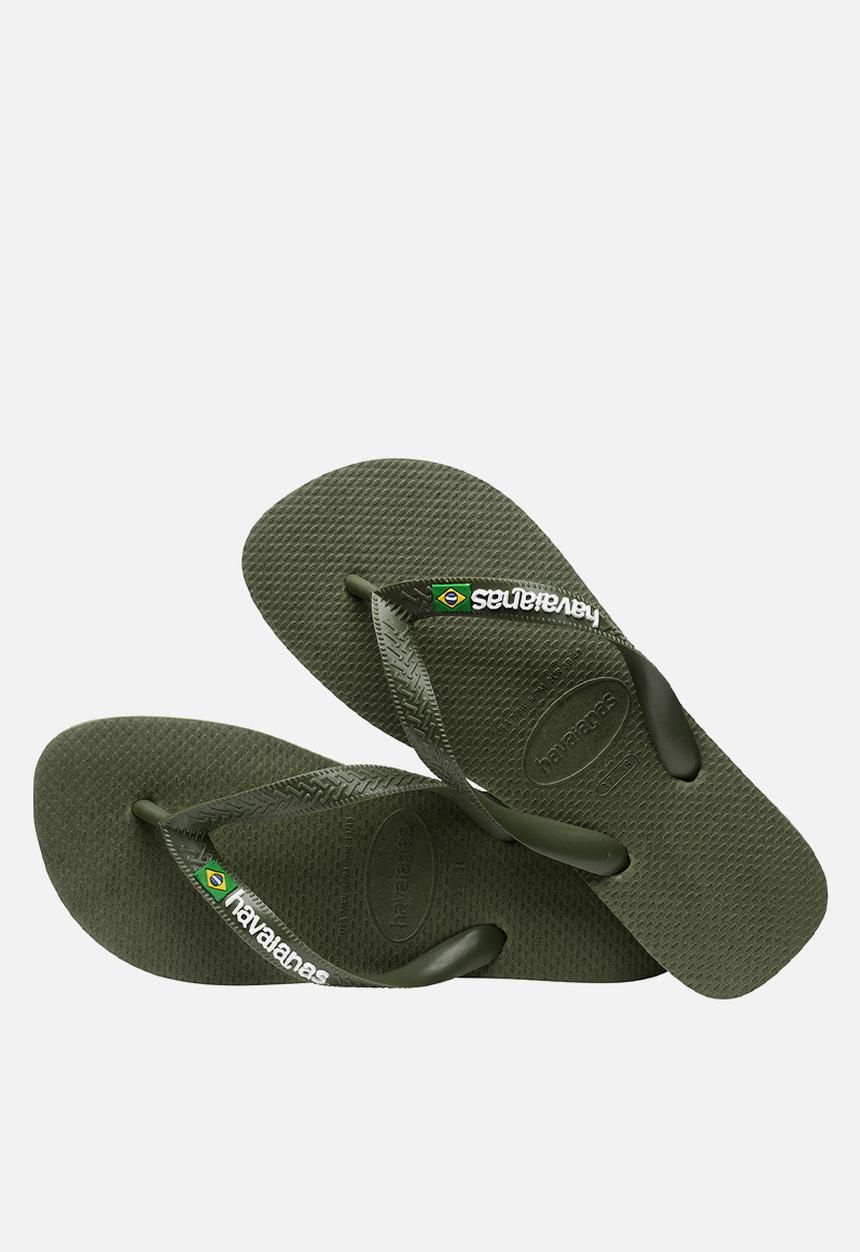 Havaianas - Brazil logo - moss / moss