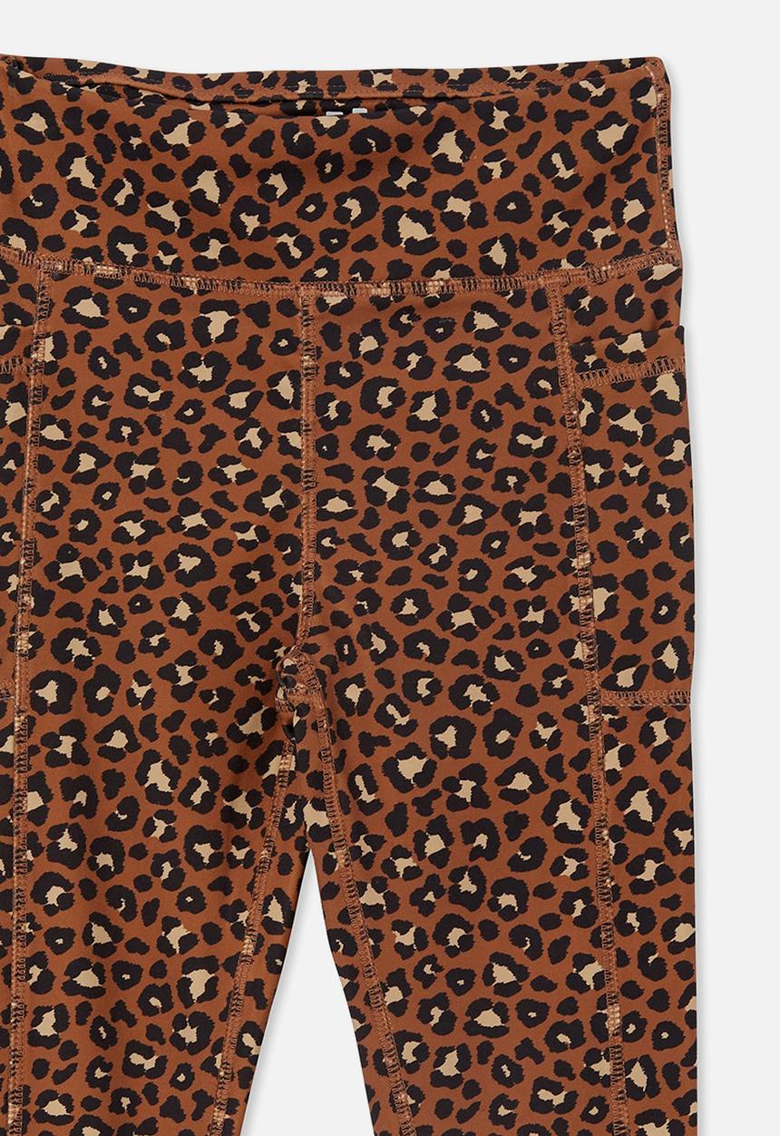 Cotton On - Tara 7/8 tight - coco jumbo/molly leopard