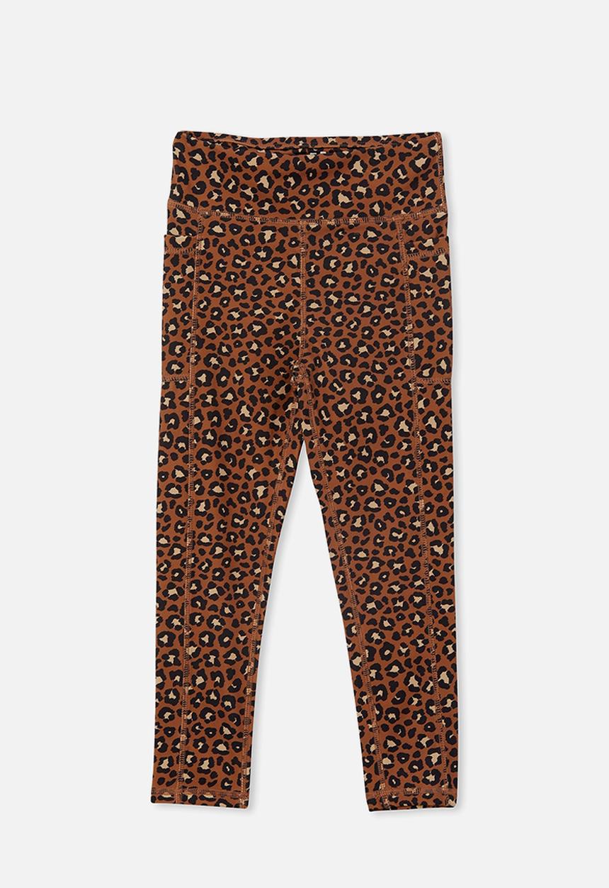 Cotton On - Tara 7/8 tight - coco jumbo/molly leopard