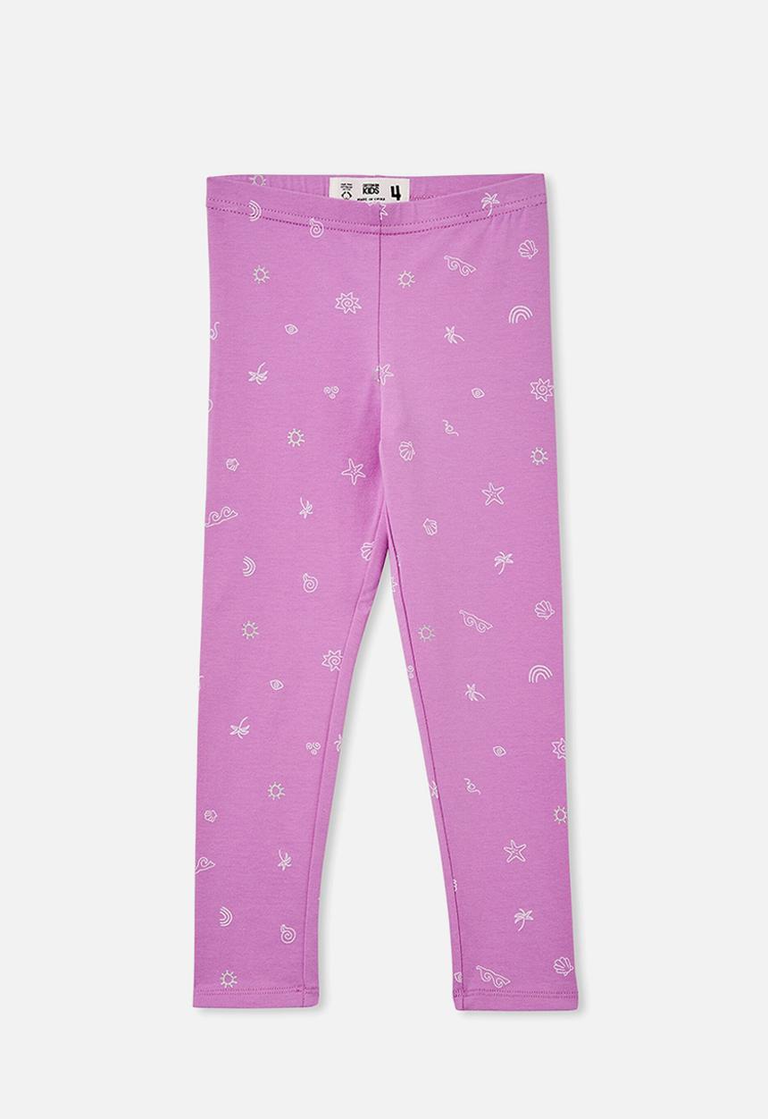 Cotton On - Huggie tights - lavender dreams/duna ditsy