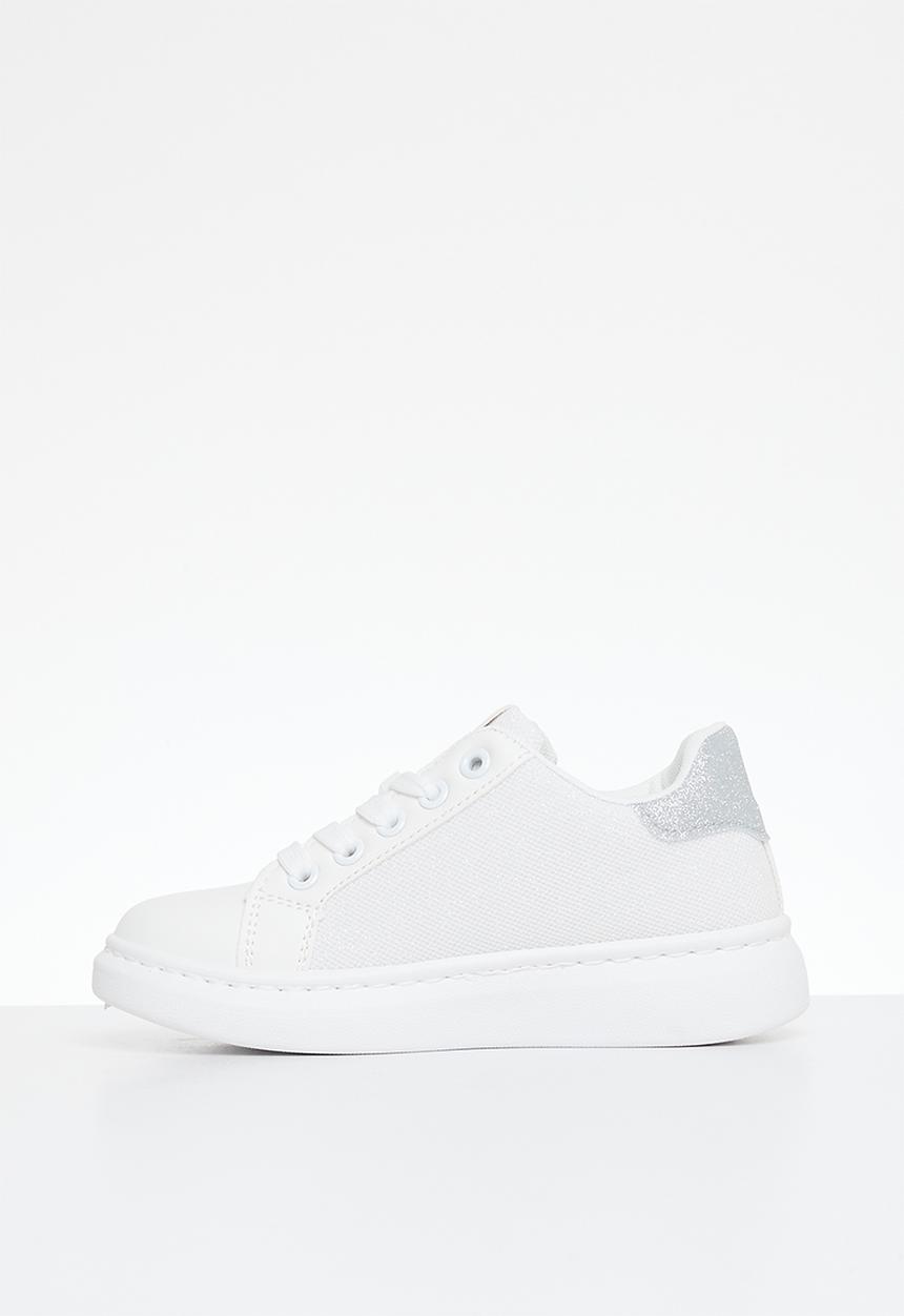 Pierre Cardin - Chloe embellished sneaker - white silver 
