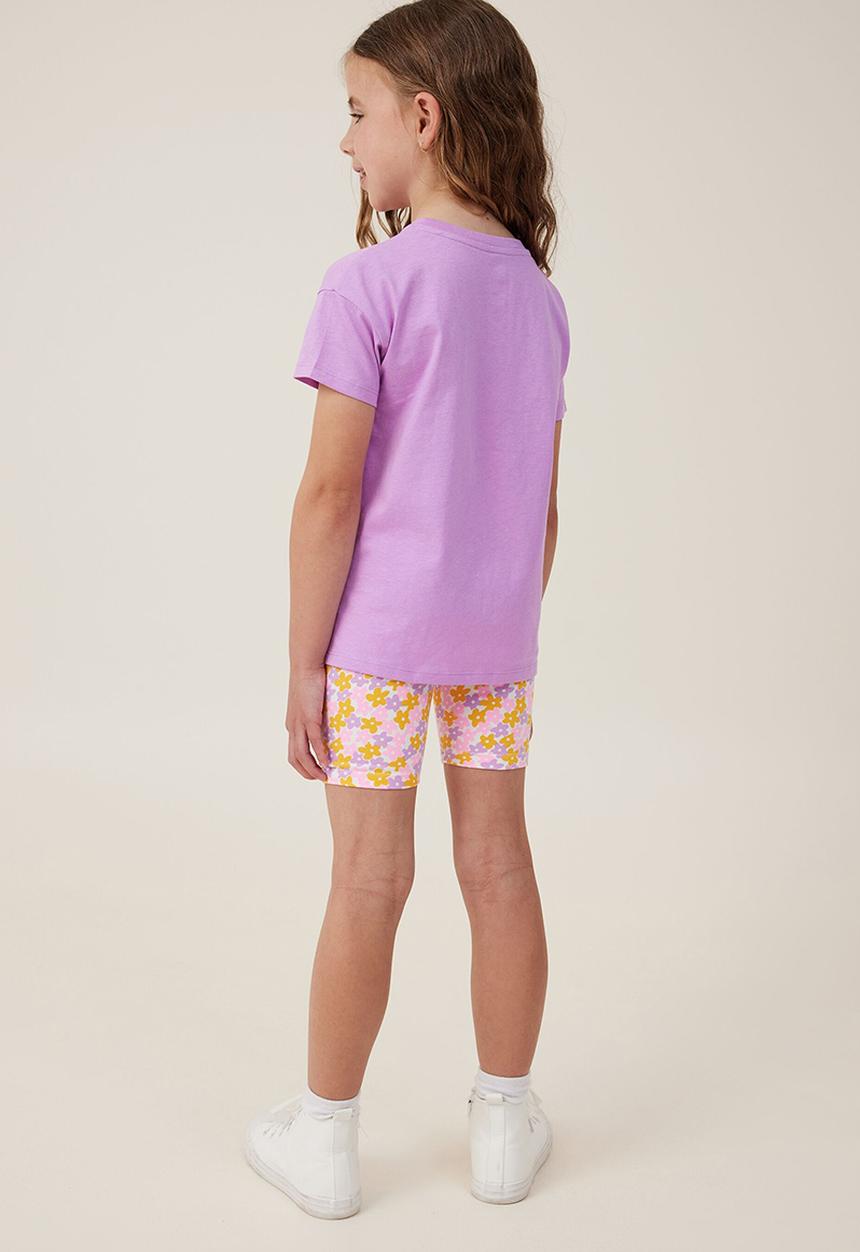 Cotton On - Hailey bike short - vanilla/ditsy floral