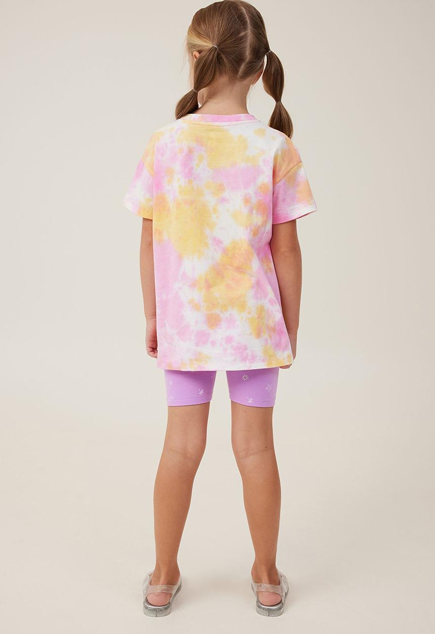 Cotton On - Hailey bike short - lavender dream/duna ditsy