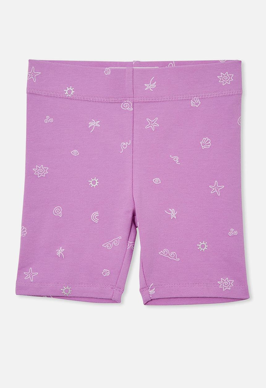 Cotton On - Hailey bike short - lavender dream/duna ditsy